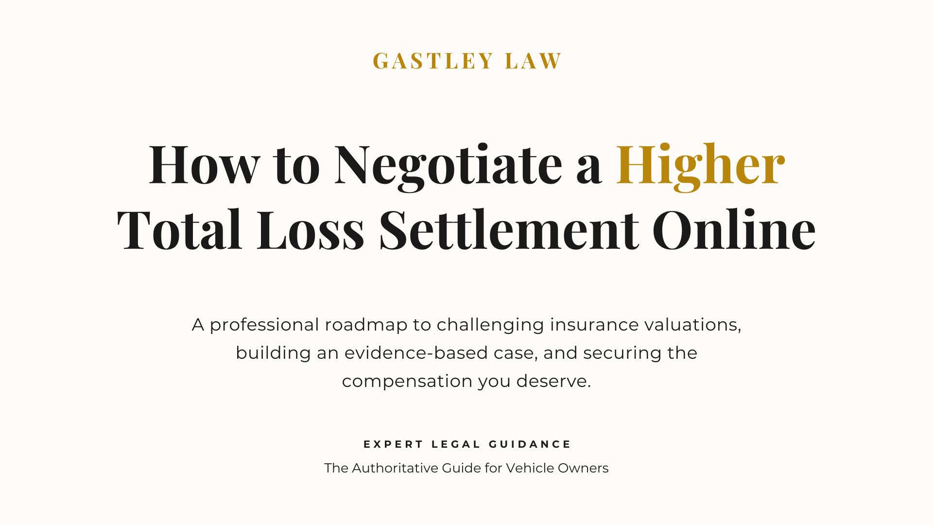 how to neogotiate with car insurance adjusters about total loss