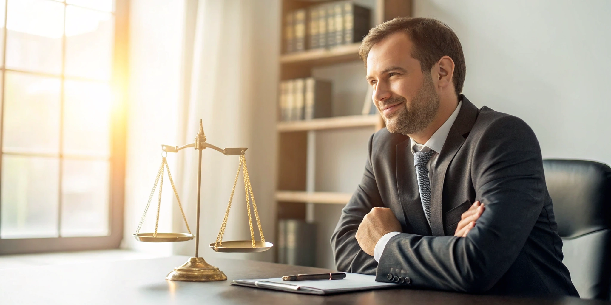 A car insurance claim lawyer reviews a policy to help a client get a fair settlement.