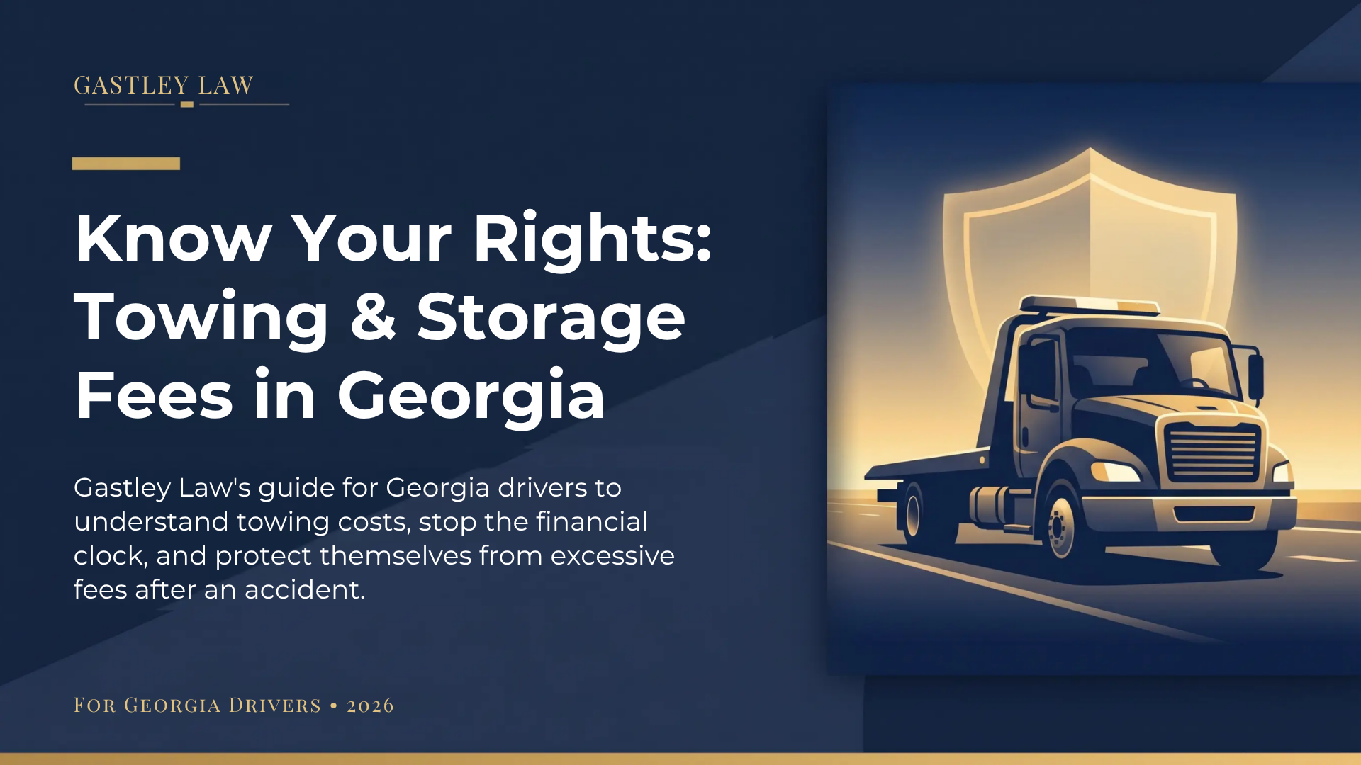 Atlanta Georgia car accident towing and storage