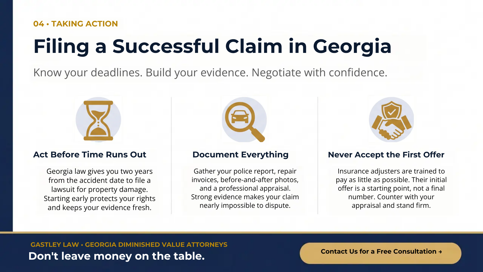 filing a diminished value claim georgia
