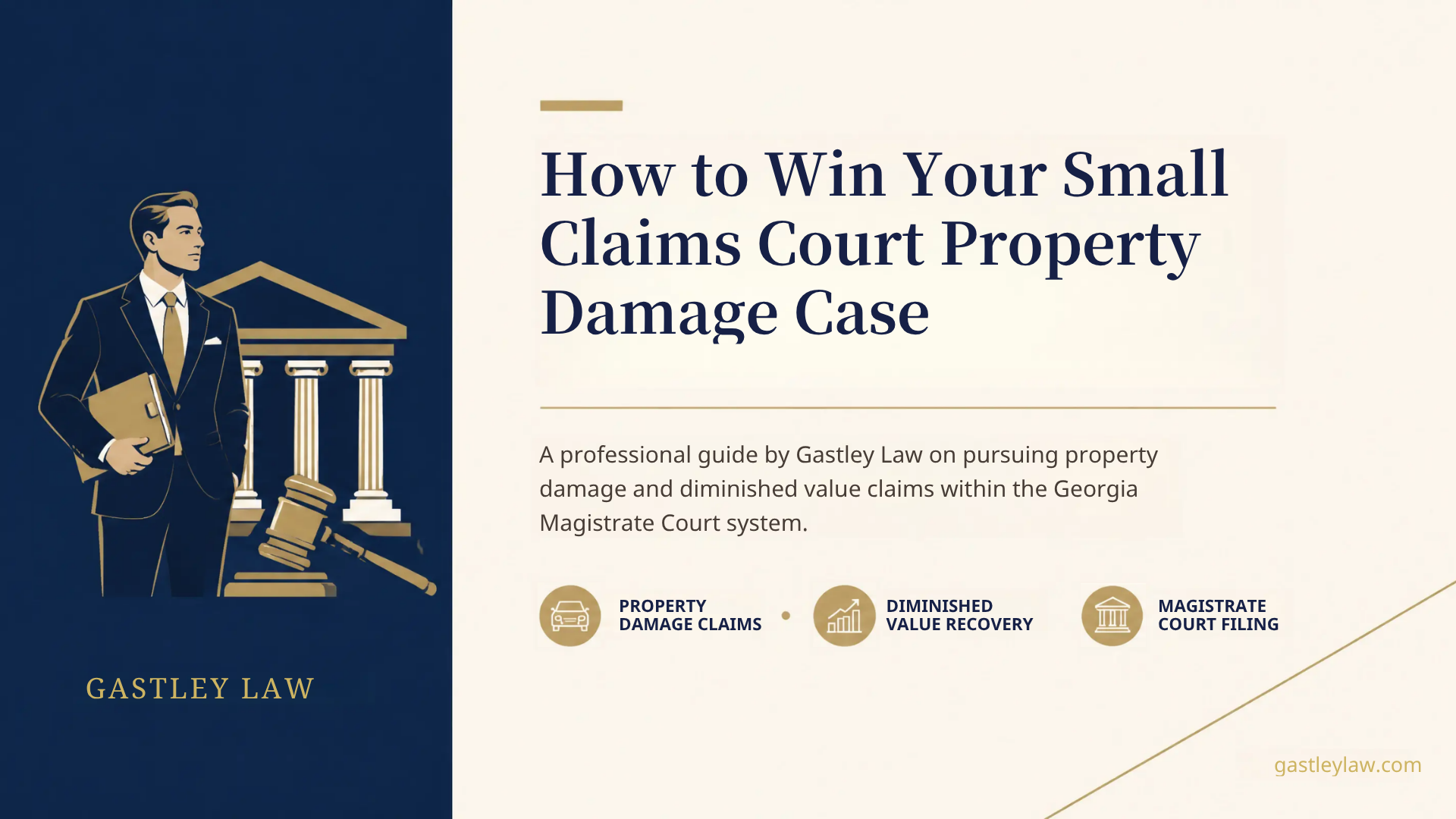 File a diminished value claim in small claims court georgia