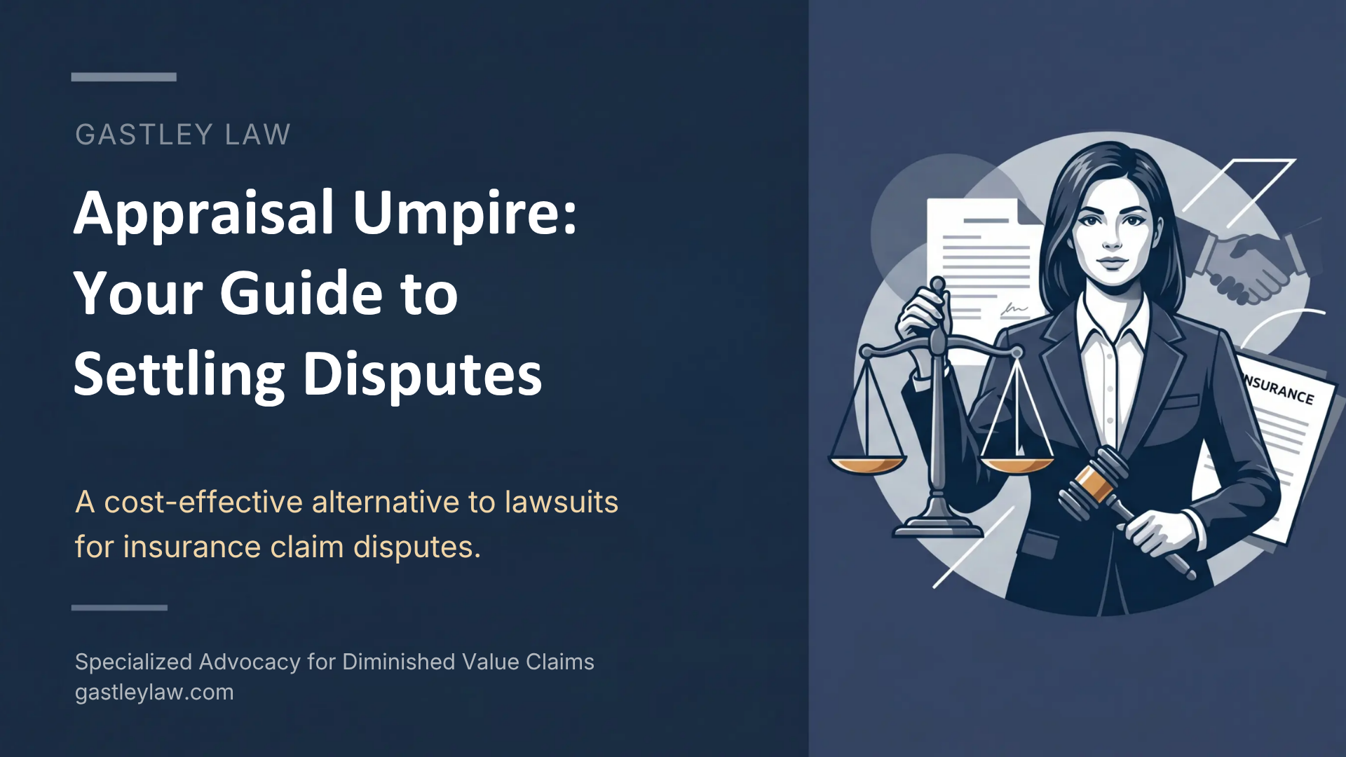 car insurance appraisal umpire process georgia diminished value