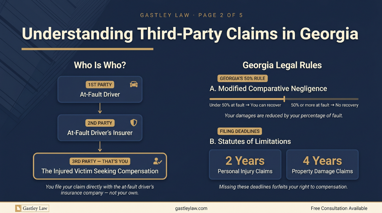 Information required to file a third party insurance claim diminished value georgia