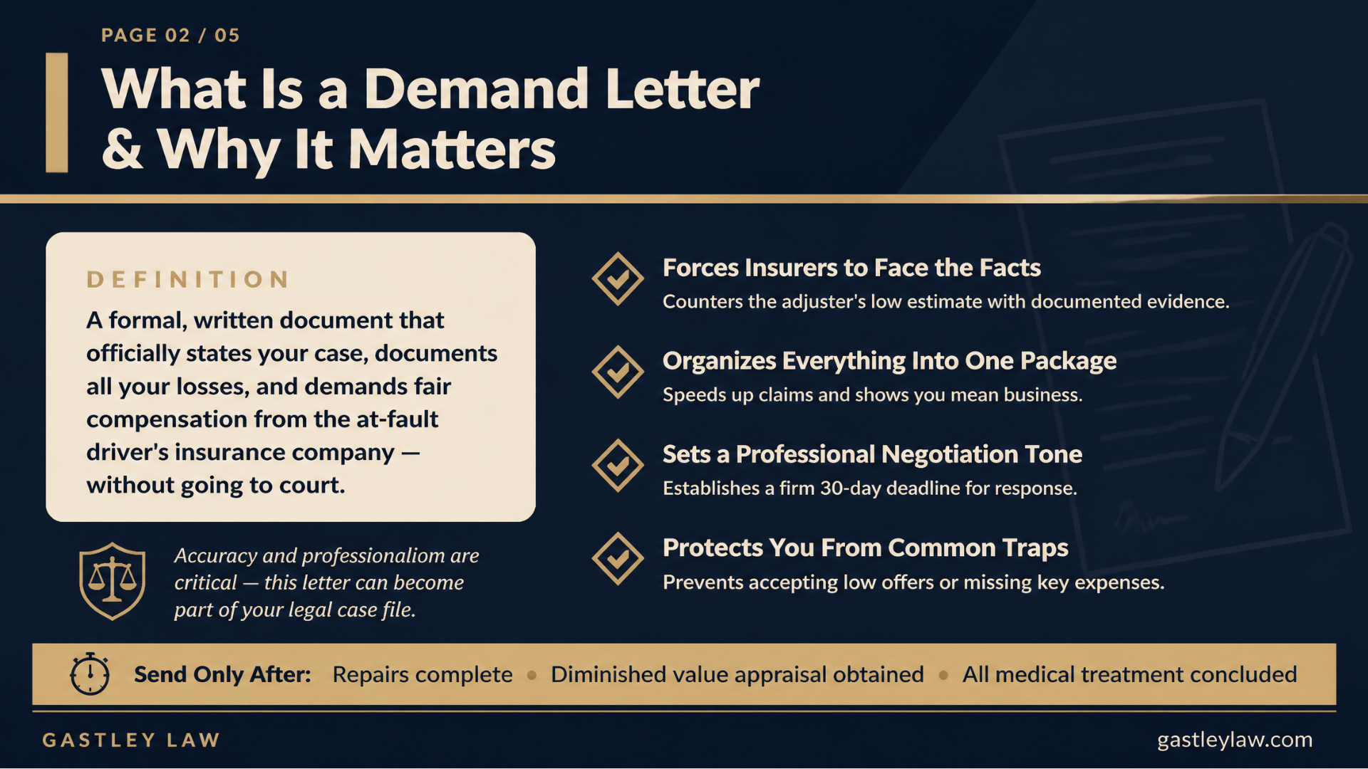 What is a diminished value demand letter georgia