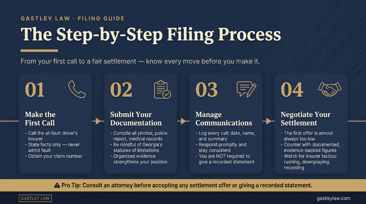 Steps for filing a third party claim
