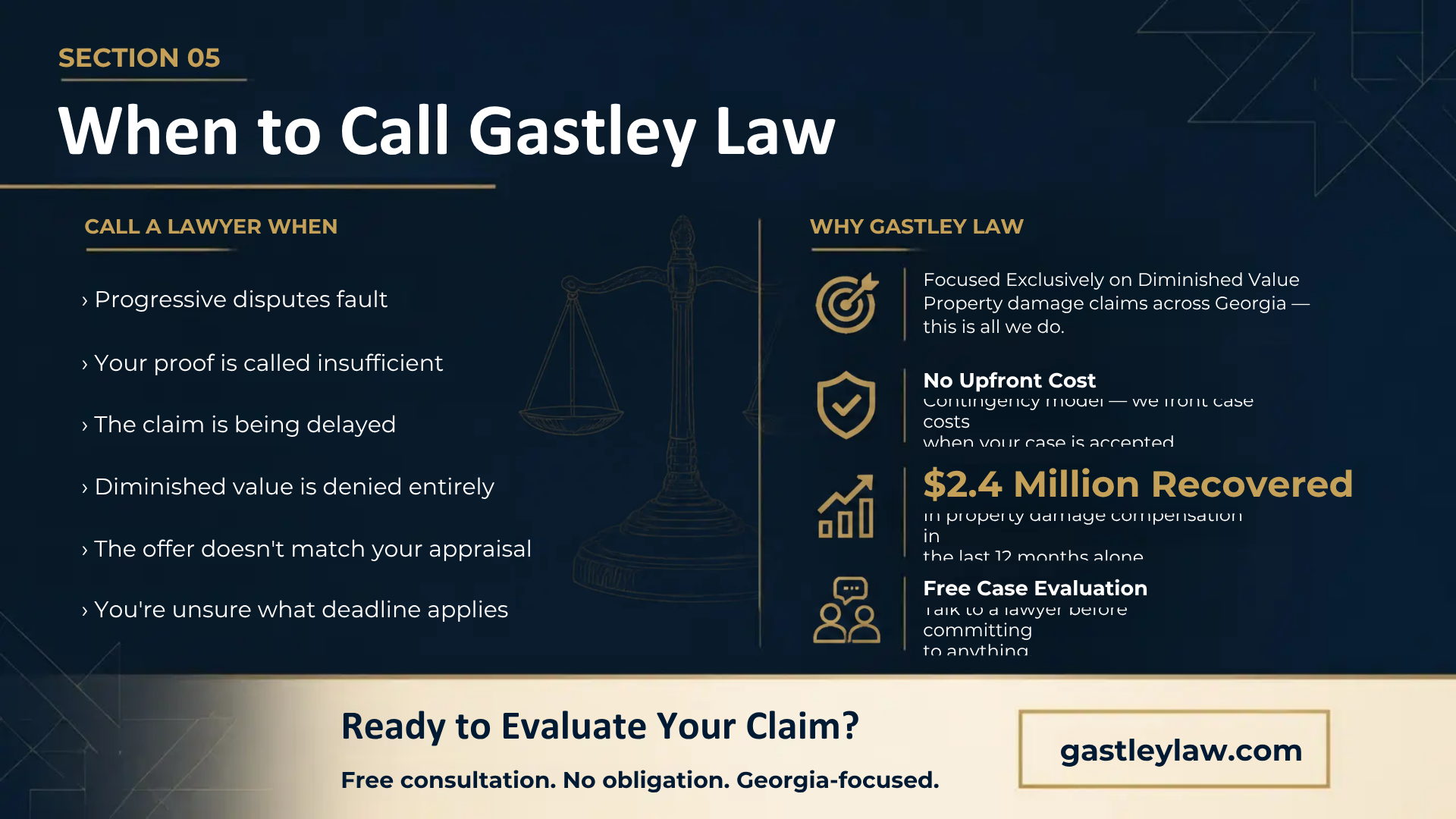 Diminished Value claim lawyer atlanta georgia