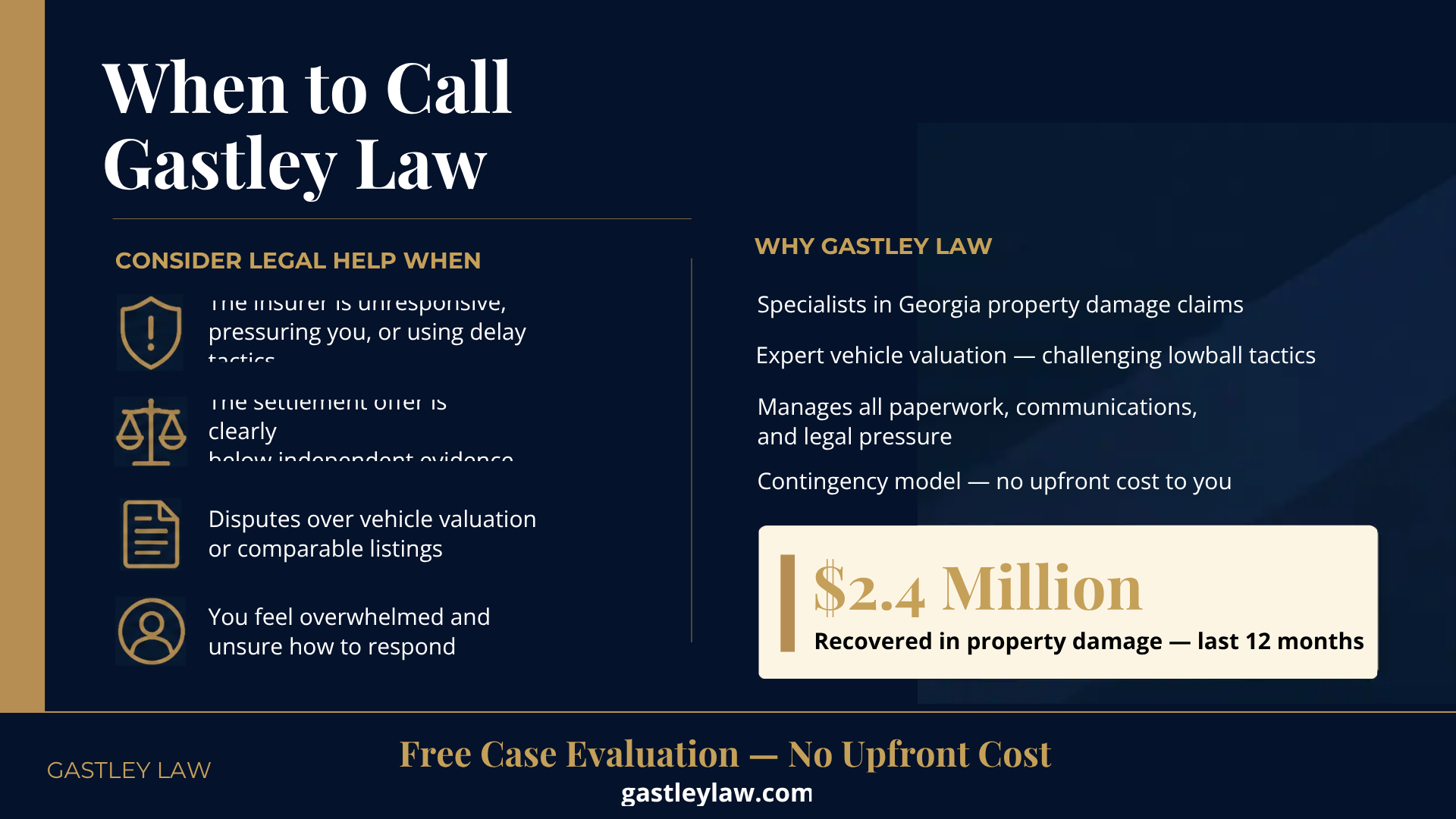 Negotiating total loss settlement seek legal help atlanta georgia attorney