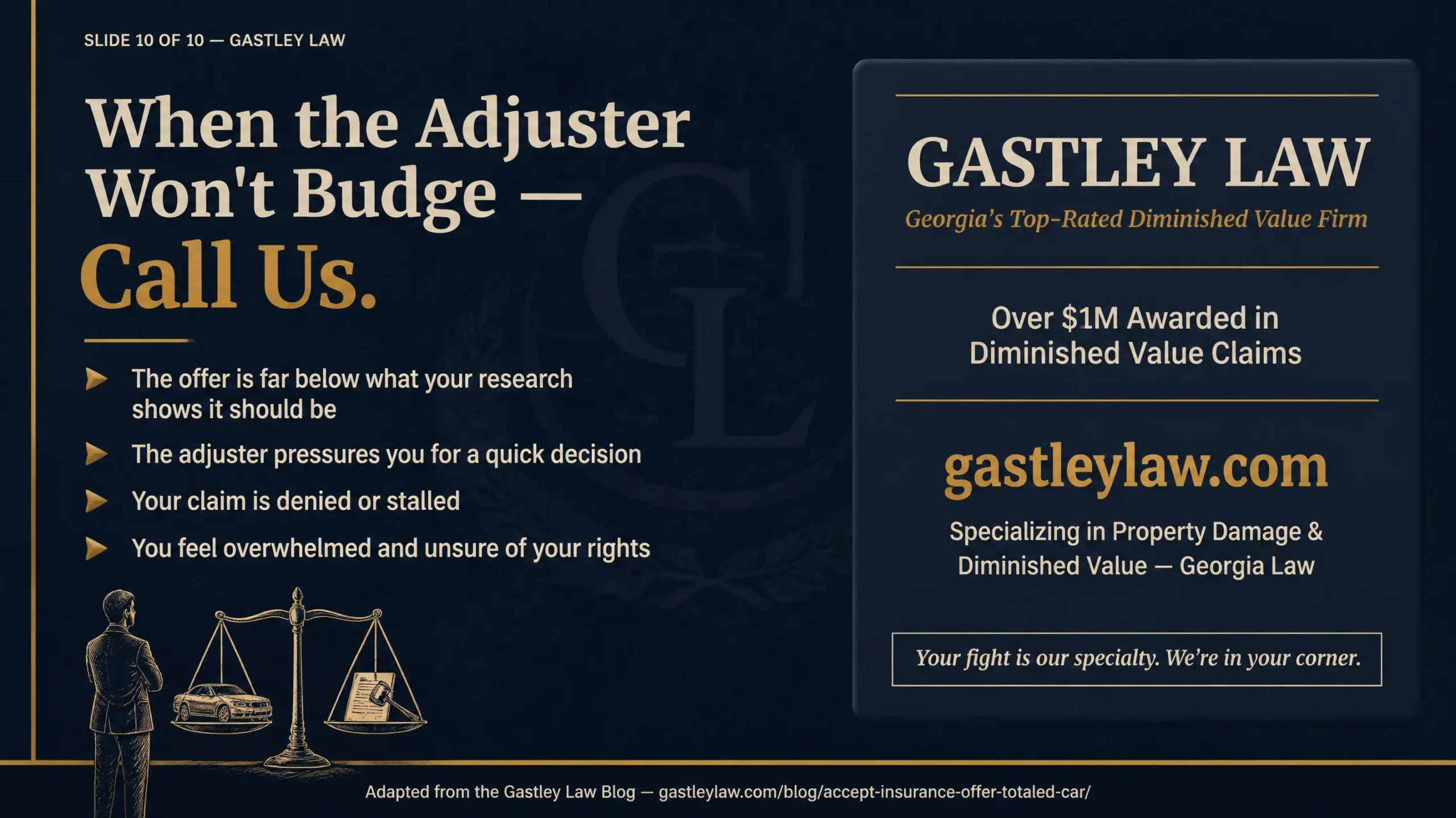 best attorney in georgia for negotiating car insurance settlements (Gastley Law)