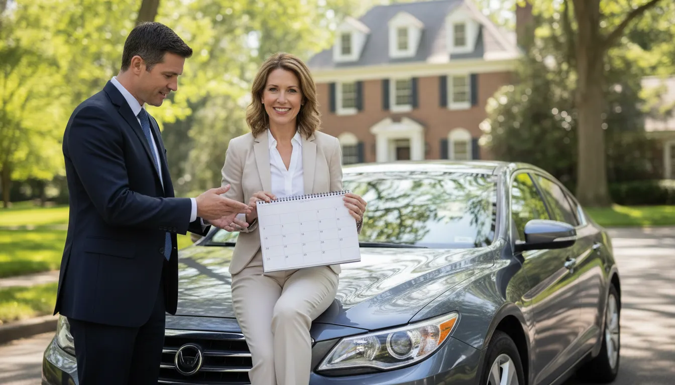Georgia driver reviewing a diminished value claim timeline
