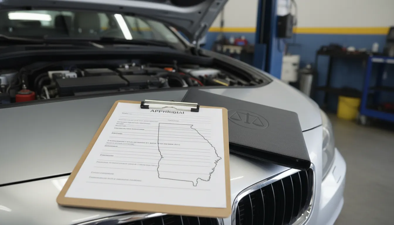 Vehicle appraisal for inherent diminished value in Georgia