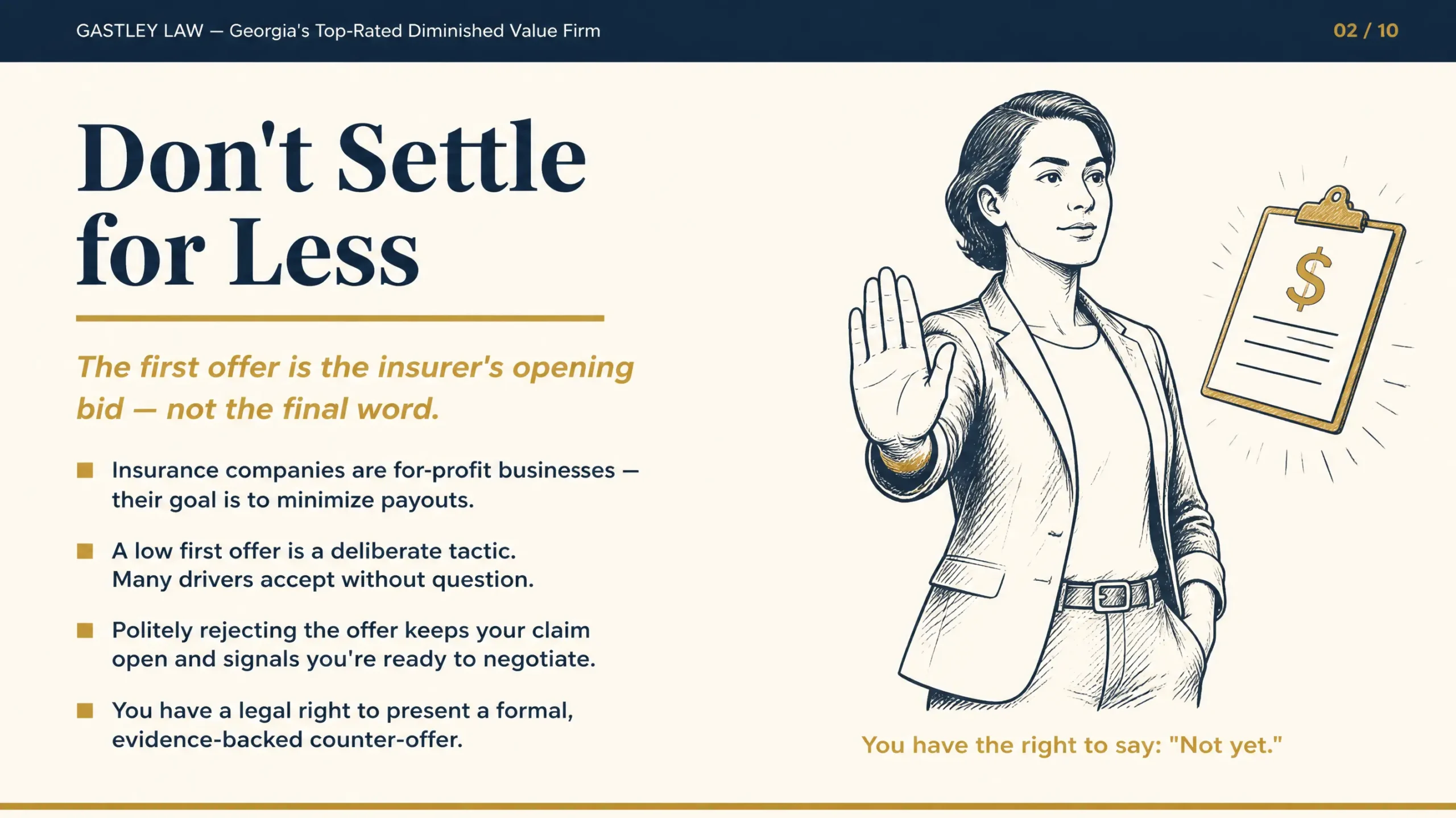 should you accept first offer from insurance for a totaled car